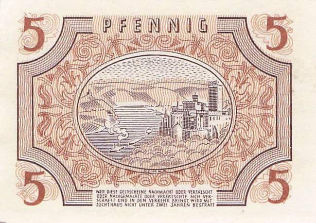 r.211 A 5 Pfennig 1947